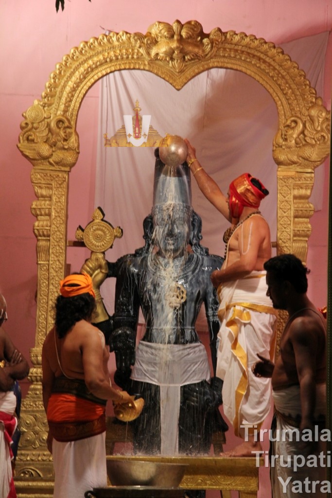 Abhishekham to Sri Venkateswara Swamy Tirumala