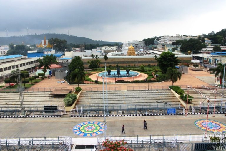 Ananda Nilayam from West Mada Street in Tirumala