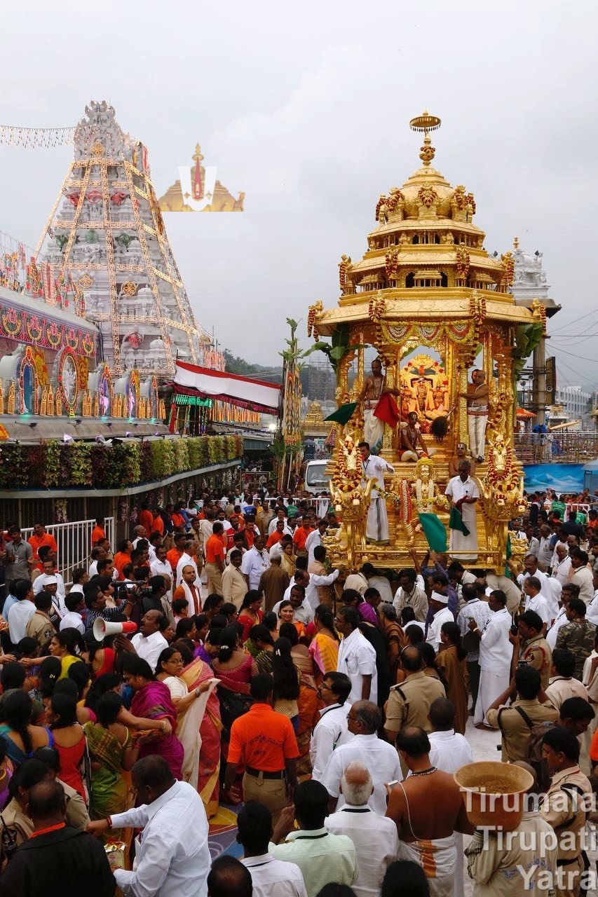Golden Chariot / Bangaru Theru / Suvarna Radham at Tirumala