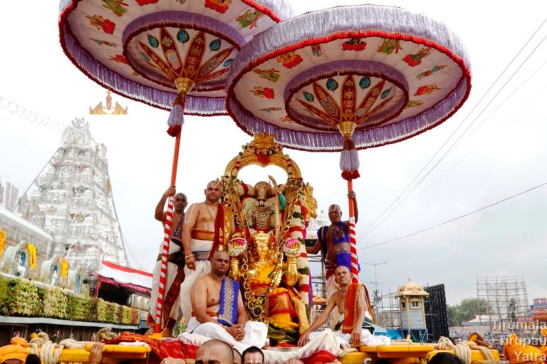 Hanumantha Vahanam on Sri Rama Navami day - Tirumala