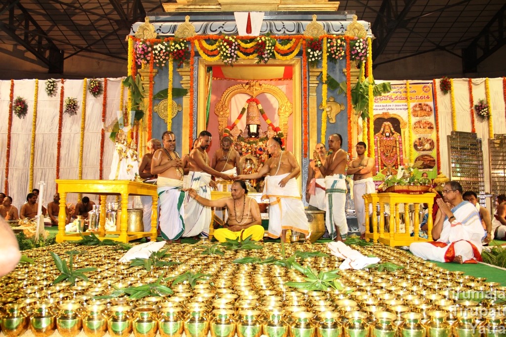 Sahasra Kalasabhishekam in Tirumala