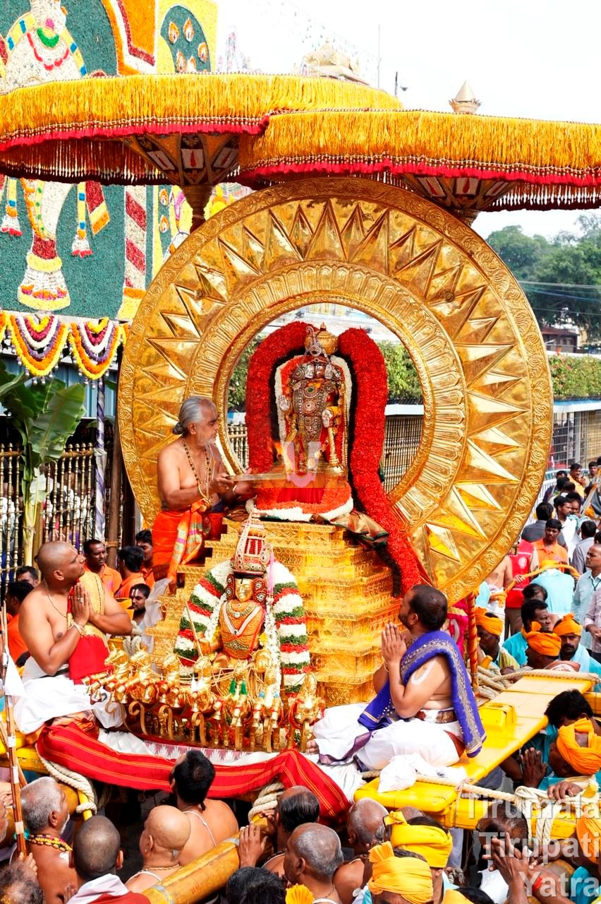 Surya Prabha Vahanam at Tirumala