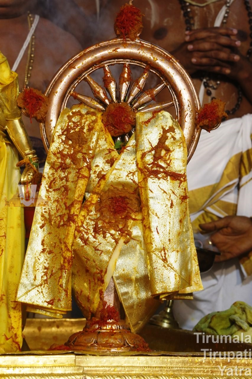Sudharshana Chakram - Holy dip of Chakra - Chakra Snanam