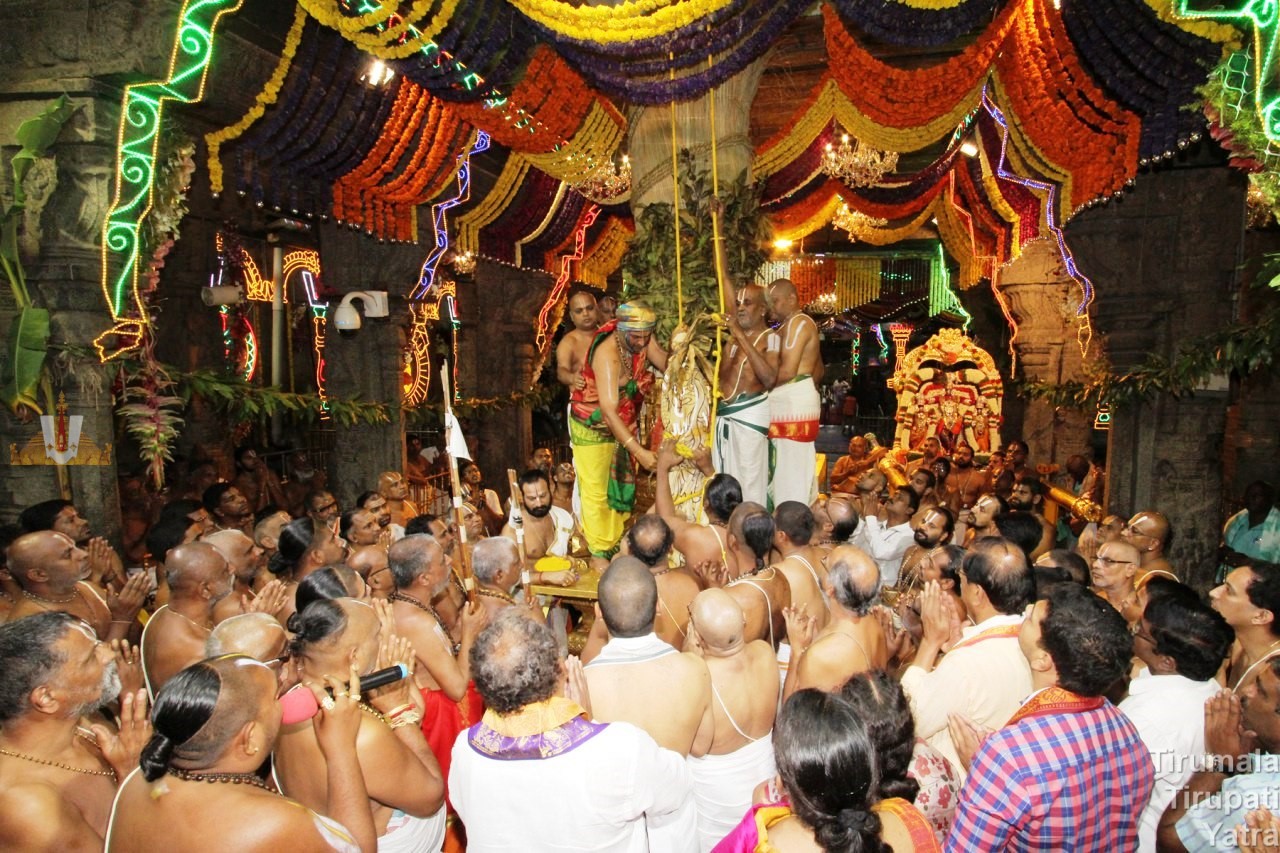 Dwaja Avarohanam Tirumala