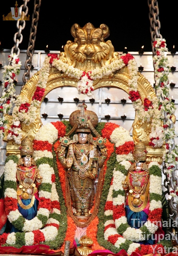 Dolotsavam (Unjal Seva) at Tirumala