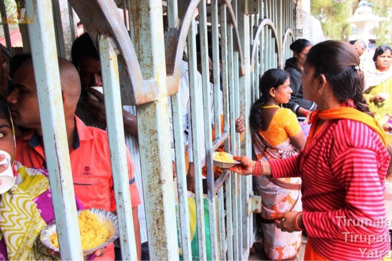 Distribution of Food to Pilgrims