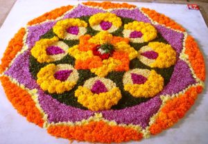 Rangoli during Bhogi