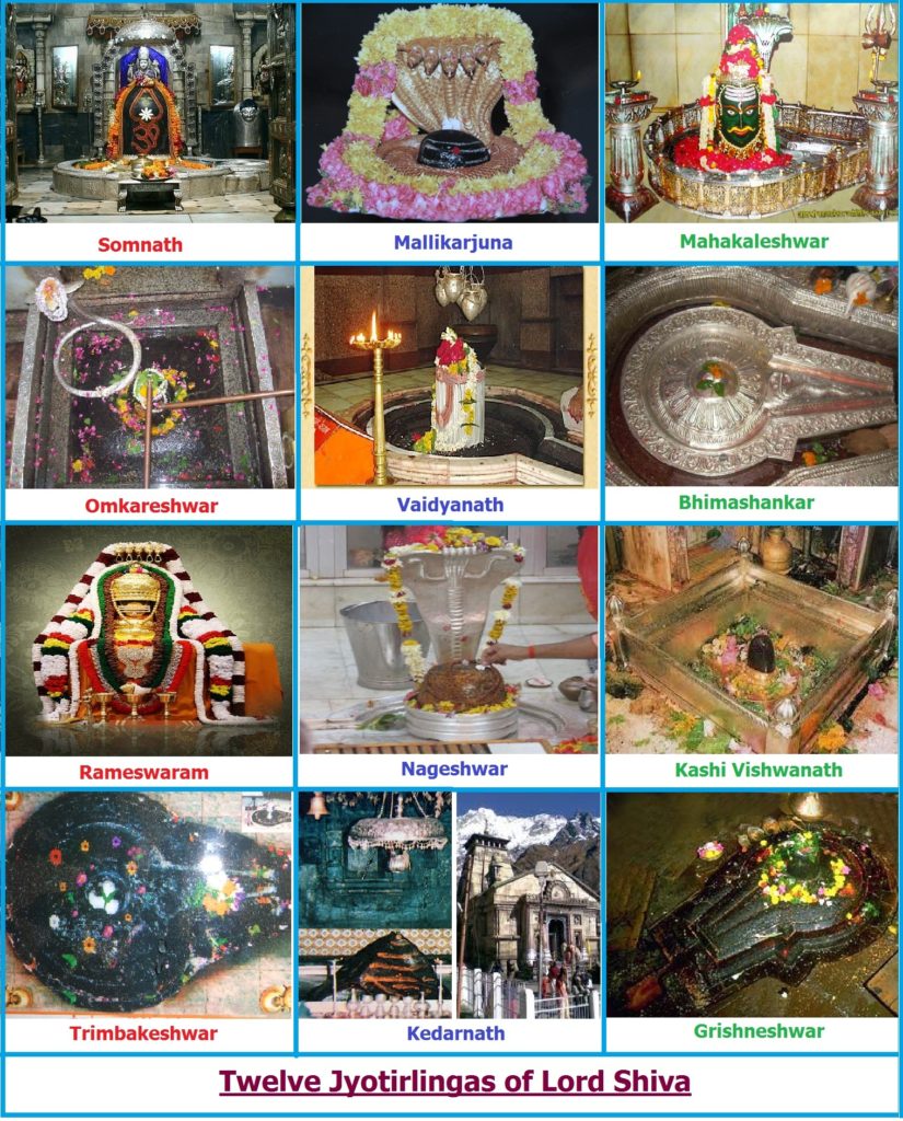 12 Jyotirlingas of Lord Shiva