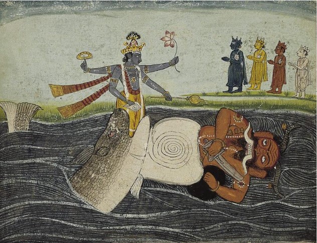 Lord Vishnu Incarnation - Matsaya Avtaar - Killing Hayagriva
