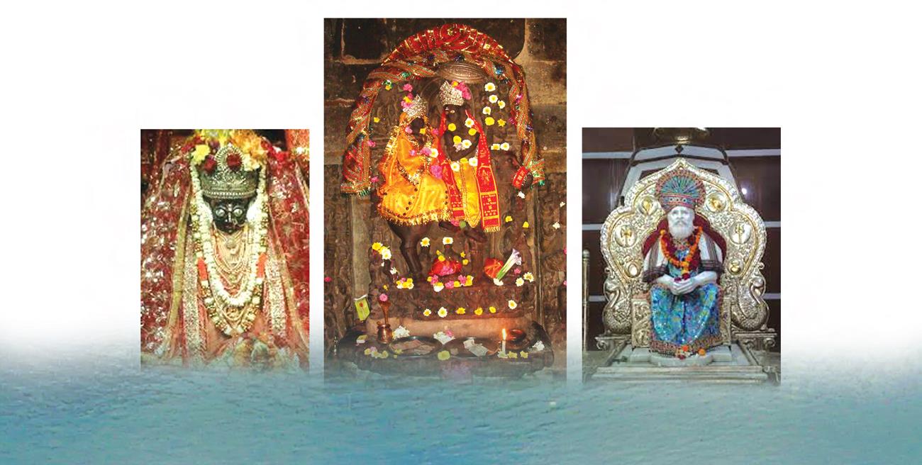 Temples on the banks of Narmada