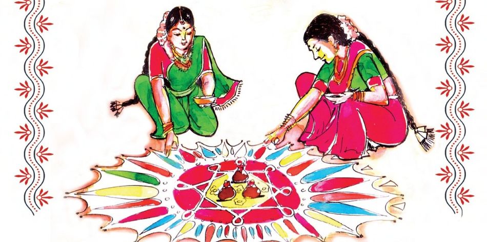 Rangoli’ / Muggu / Kolam