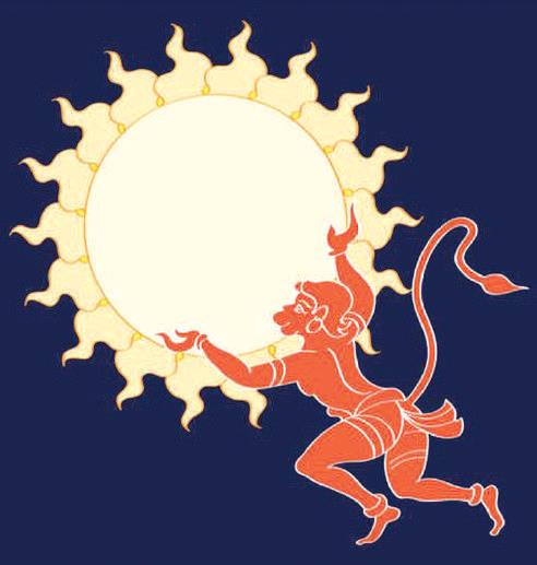 Hanuman and Sun