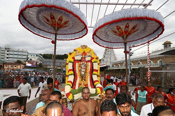 Bhag Savari Utsavam at Tirumala