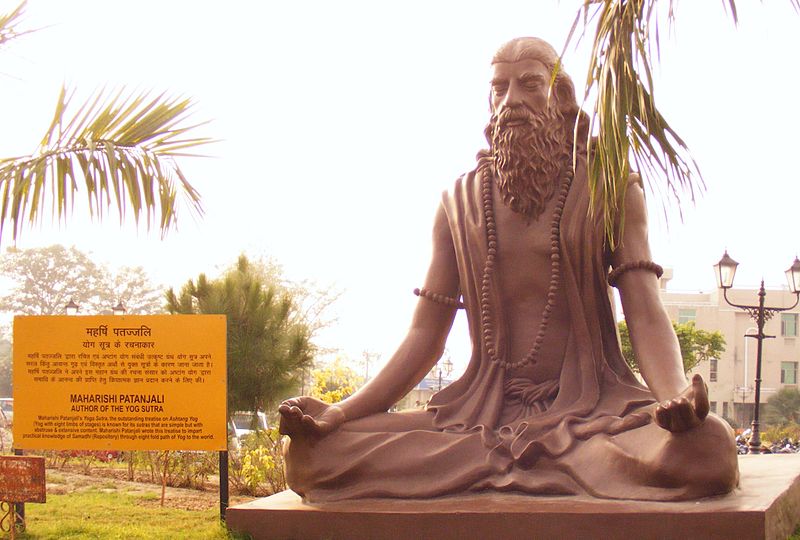 A statue of Patanjali, author of the Yoga Sutras of Patanjali