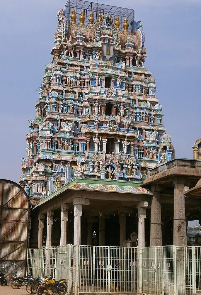 Sri Adikesava Swamy Temple Gopuram, Sriperumpudur