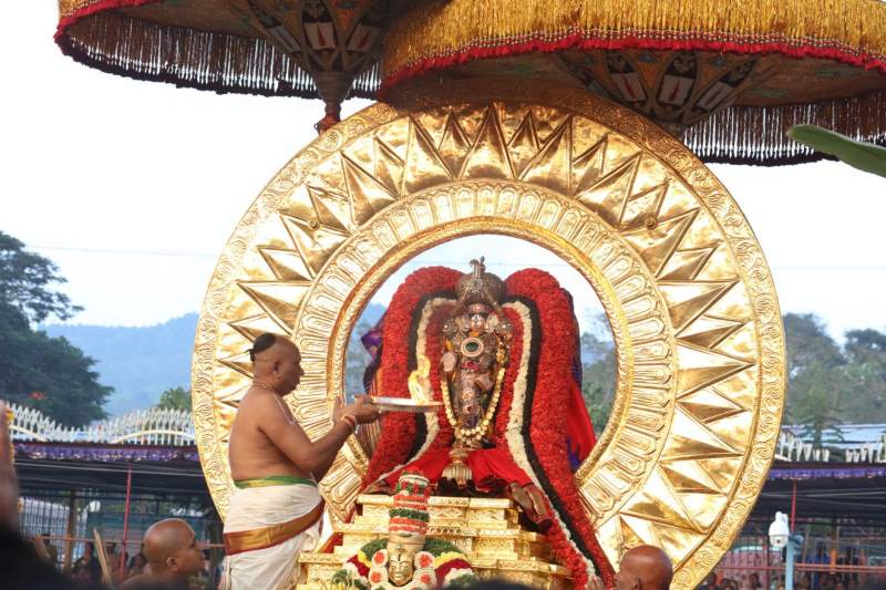 Surya Prabha Vahanam during Rathasapthami