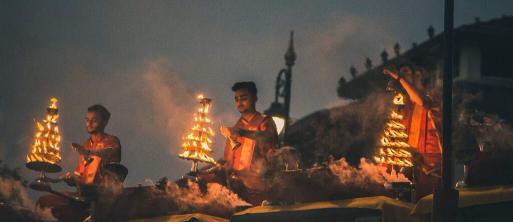 Ganga Aarti (Holy Harathi at River Ganga) - Varanasi