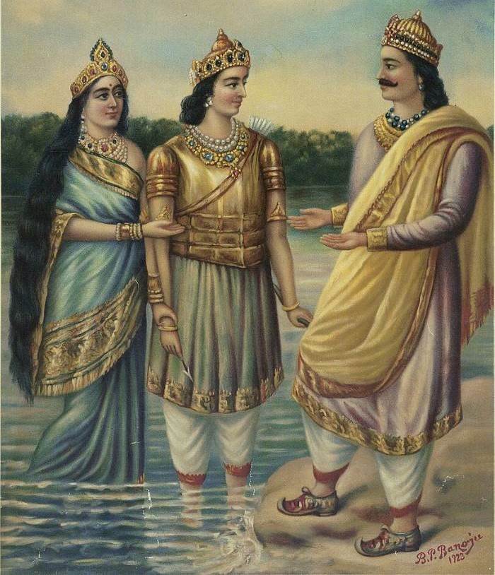 Ganga presents her son Devavrata