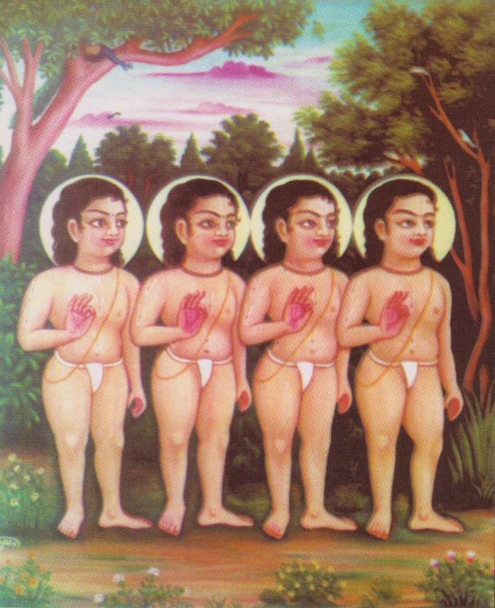 Sanaka Kumara, Sanatana Kumara, Sanandana Kumara, and Sanat Kumara